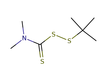 N,N-di-methyl-tert-butylsulfenyl dithiocarbamate